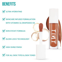Tint Cosmetics Berry Pink (10ml) & Minx Hydrating Lipgloss (5ml), Light Weight, Long Lasting, High-Shine & Soft Creamy Lipgloss For Girl & Women, (Pack of 2)