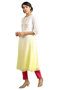 Wishful Women's  Georgette Straight Kurta