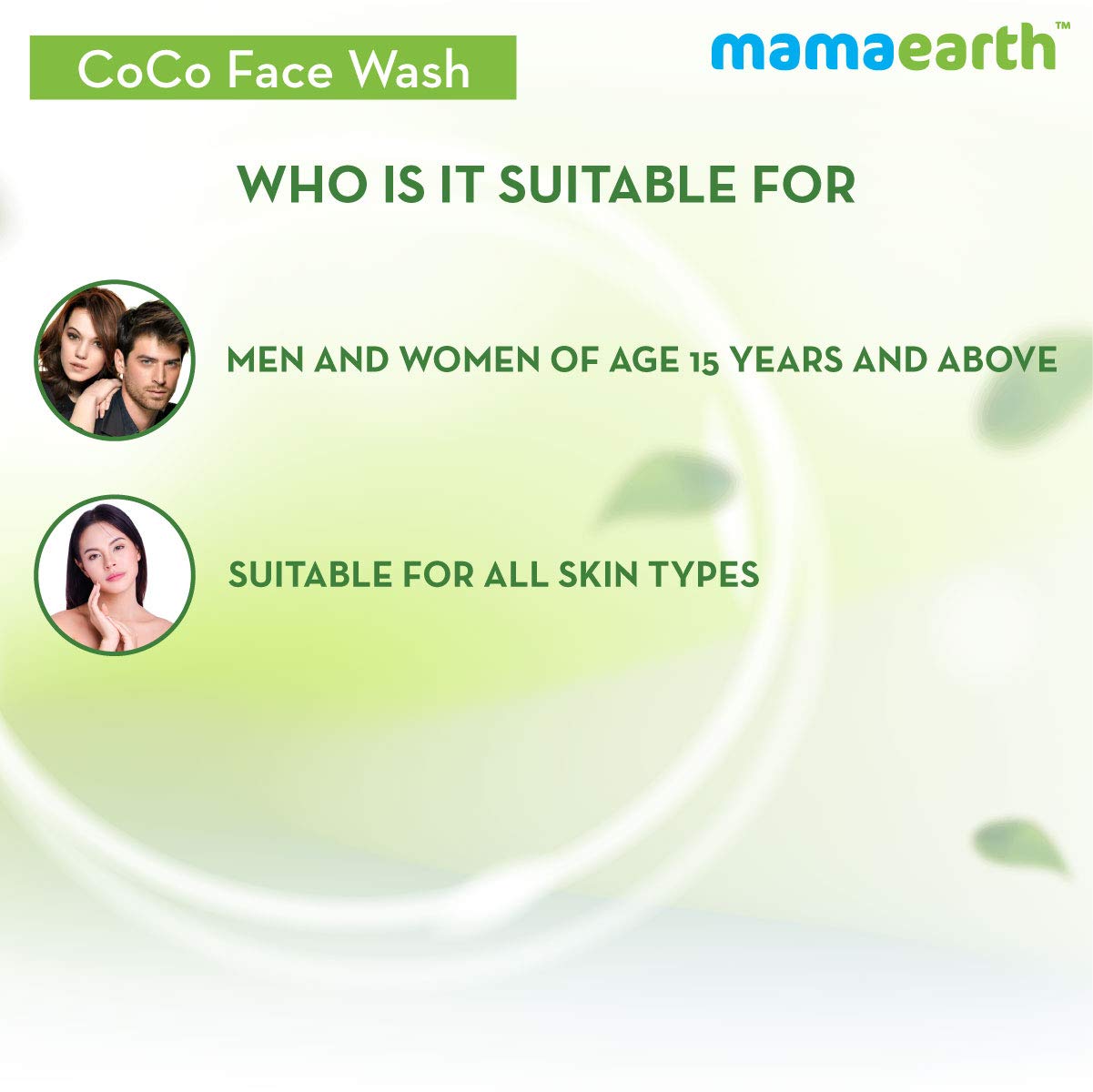 Mamaearth CoCo Face Wash for Women, with Coffee & Cocoa for Skin Awakening 100ml