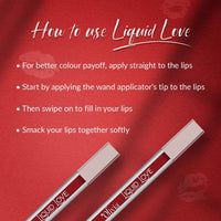 Oliva Liquid Lipstick, 12HR Long-lasting Matte Lipstick, Non Transfer, High Coverage, Water & Smudge Proof, Light Weight & Cruelty-Free - 2ml (Ruby Rose 6)