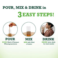 Vansaar Wheatgrass Juice, 500 ml | Natural Liver detox & Gut cleanser Juice | Superfood for Weight & Cholesterol management | 100% Ayurvedic