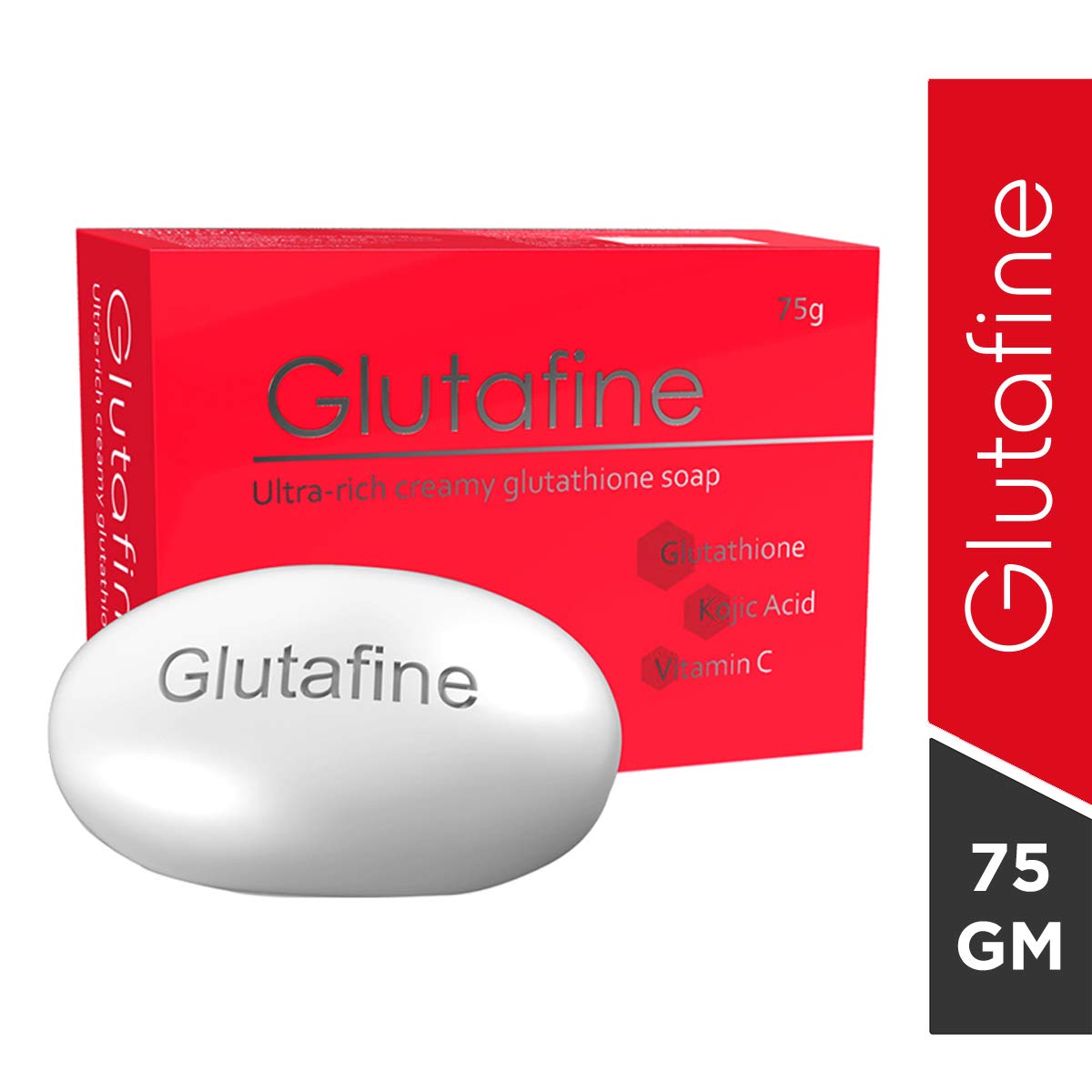 Ethiglo Glutafine Ultra-Rich Creamy Soap - 75g : Pack of 2