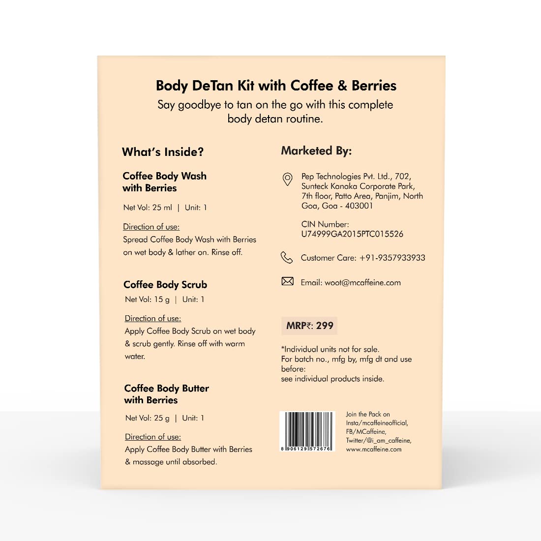 mcaffeine Body Care Gift Set With Berries Body Wash, Body Scrub & Body Butter|Gift Set For Men And Women|Birthday Anniversary Wife Couples Gift Box With 3 Travel Sized Premium Products