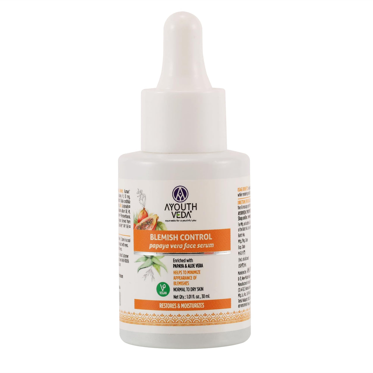 Ayouthveda Papaya Face Serum