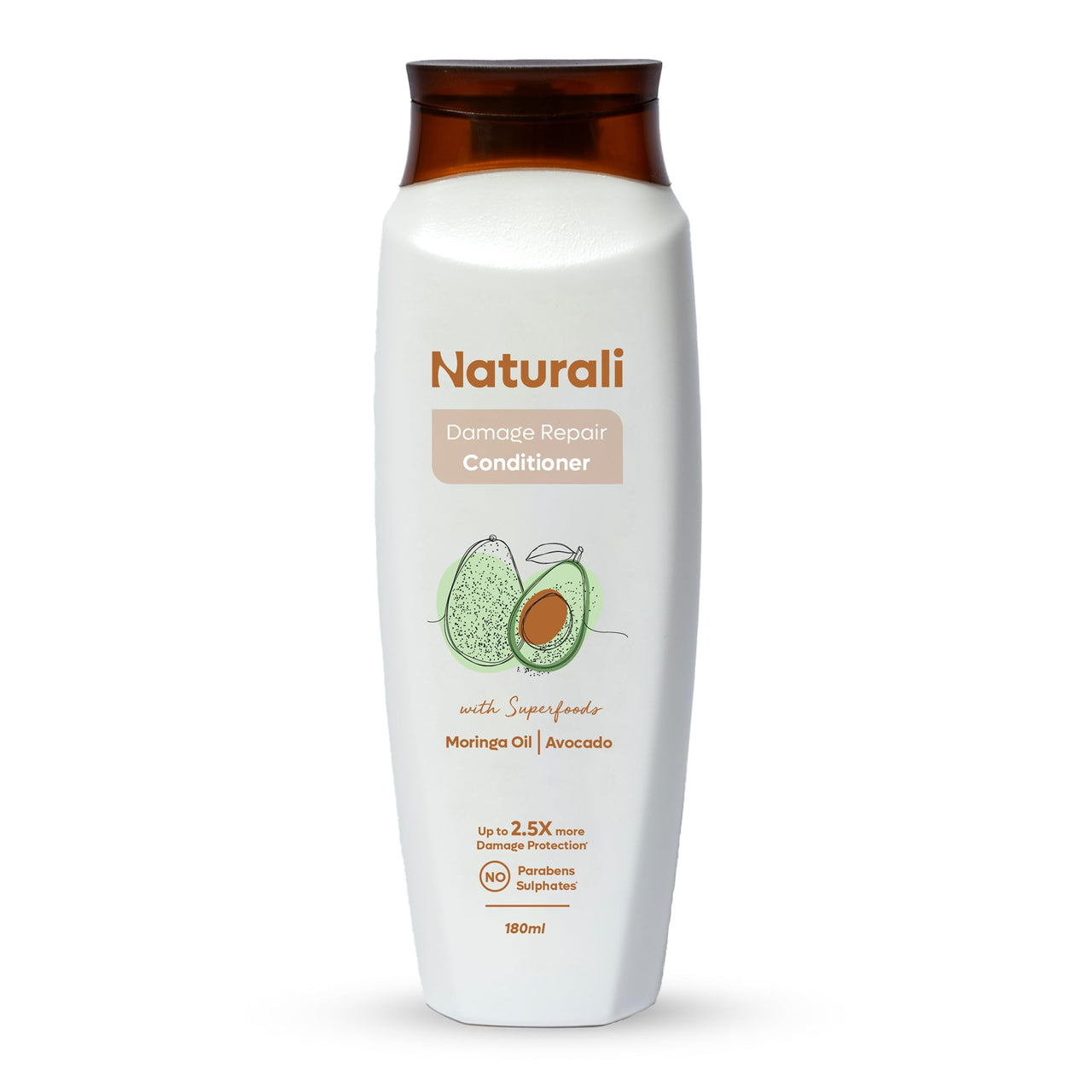 Naturali Dandruff Defence Shampoo + Damage Repair Conditioner | With Cactus, Tea Tree Oil, Avocado & Moringa Oil | Soothes Itchy Scalp | Reduces Dandruff | Repairs Dry, Damaged Hair | 200ml + 180ml