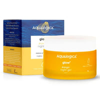 Aqualogica Glow+ Mousse Vitamin C Night Gel with Papaya for Pigmentation & Dark Spots for Men & Women - for Oily, Dry & Glowing Skin -50g
