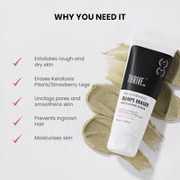 ThriveCo Bumps Eraser Exfoliating Body Scrub (100ml) + Smoothing Body Lotion (150ml) | For Bumps, Dry Skin, Strawberry Legs, Keratosis Pilaris & Ingrown Hair | With Mahua Oil, Glycolic & Lactic Acid