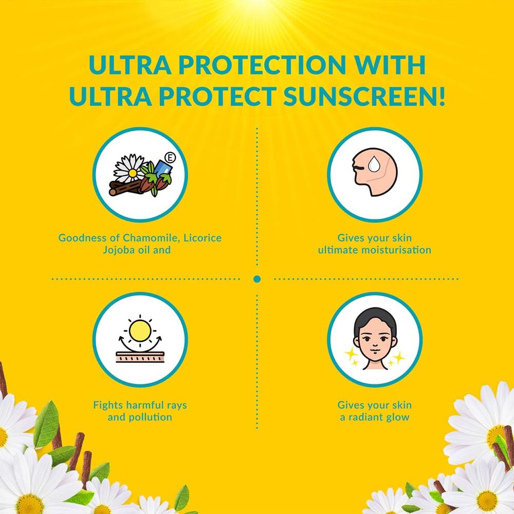 Olivia Sunscreen SPF 50 with UVA, UVB Protection | Sun Screen for Oily & Combination Skin | No White Cast | Ultra Protect++ Sunscreen Lotion for Even-Toned Glowing Skin | For Men & Women | 100g