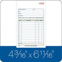 Adams Sales Order Book, 3-Part, Carbonless, 4-3/16