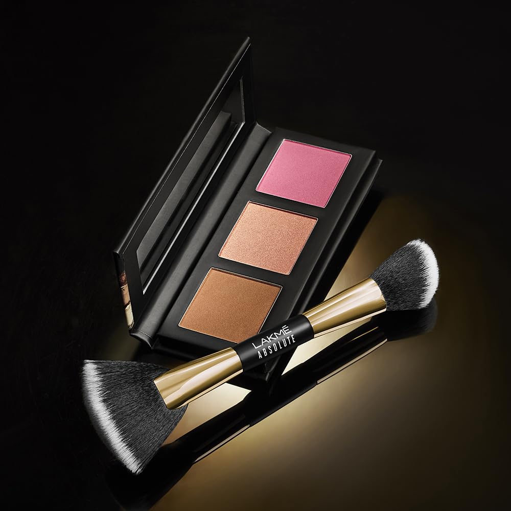 Lakmé Absolute Makeup Master Tools - Dual Ended Blush And Contour Brush