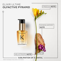 Kérastase Elixir Ultime Hair Oil-In-Serum 30ml | |For All Hair Types | 2X Shinier Hair | 96H Anti-Frizz Action | Infused with French Camellia, Marula and Argan Oils