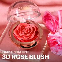 Typsy Beauty 3D Rose Blush & Shade Shifter Lip & Cheek Oil Combo pH-Activated, Hydrating Lip & Cheek Tint, Coral Kiss 02 Blendable Blush for a Radiant, Natural Glow, Vegan & Paraben Free
