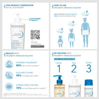 Bioderma Atoderm Intensive Gel Crème with Niacinamide| Skin Barrier Repair| Ultra-light Soothing Gel moisturizer for Very Dry, Irritated, Atopic, Sensitive Skin, 75ml