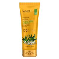VAADI HERBALS Sunscreen Lotion For Sensitive Skin Type Spf 50, 110G