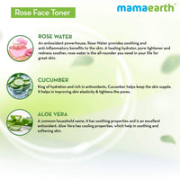 Mamaearth Rose Water Face liquid Toner with Witch Hazel & Rose Water for Pore Tightening - 200ml