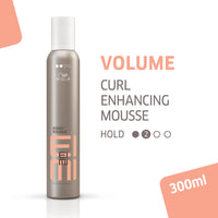 Wella Professionals EIMI Bounce Boost Curl Enhancing Hair Mousse | 300 ml | Curl Defining & Hair Volumizing Mousse with Heat Protection & Frizz Control (Pack of 2)