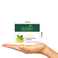 Biotique Banana Deeply Nourishing Hair Mask For Normal To Dry Hair, 175 Gram