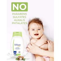 Softsens Baby Nourishing Lotion with Milk Cream & Shea Butter For Face & Body, Moisturizer for Kids (200ml x Pack of 2, Green)