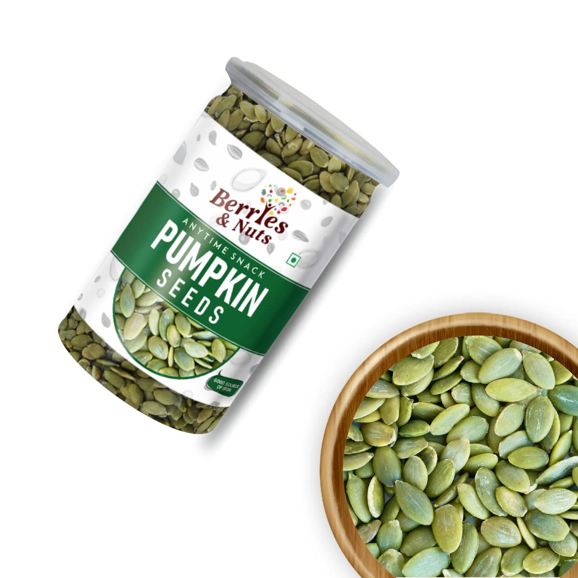 Berries And Nuts Pumpkin, Sunflower & Chia Seeds Combo | Pumpkin Seeds 200 Grams, Sunflower Seed 200 Grams & Chia Seed 250 Grams