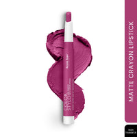 Seven Seas Color Stylo NonTransfer Matte Crayon Lipstick Matte Finish | Waterproof |Long Lasting |Lasts Up to 24 hours (Pink Promise)