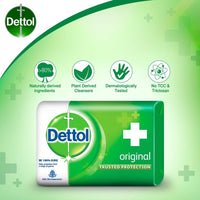 Dettol Antiseptic Disinfectant Liquid, 550ml (Pack of 2) & Dettol Bathing Soap Original, 125gm, Pack of 6
