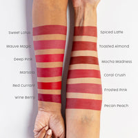 House Of Makeup Nude Lipsticks | Matte Finish | Peach, Brown Nude, Coral Crush | 3.5 gms