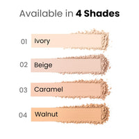 FLiCKA Tomato Compact Powder For Oil-Free, Matte Finish, Lightweight, Lasts up-to 8hrs | Enriched with SPF, Suitable For All Skin Types| 02 Beige, 9g