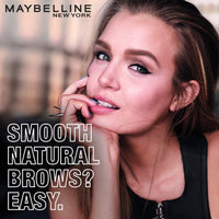Maybelline New York Brow Pencil, With Spoolie, Long-lasting and Natural-looking Results, Define & Blend Brow Pencil, Natural Brown, 0.16 g