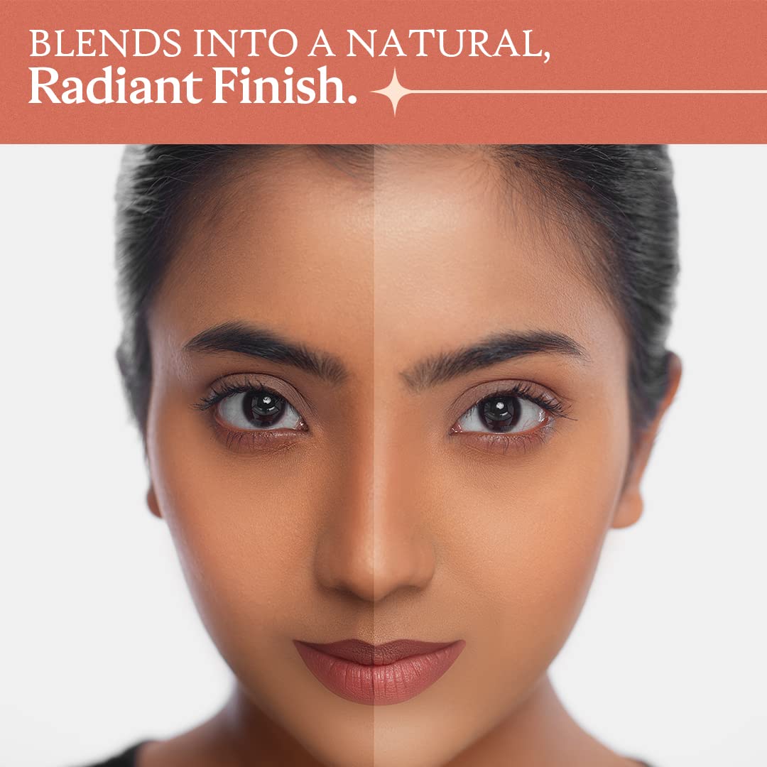 Dazller Face Combi Pack (Honey R31) : Moisturizing Liquid Makeup (Tinted Finish), 27mL + Face Powder (Soft Finish), 30g, Lightweight, with Added Sunscreen, Skin-Friendly Ingredients, Paraben-Free, 100% Vegan, Perfect Everyday Wear