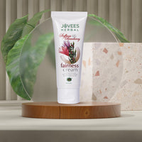 Jovees Herbal Saffron & Bearberry Fairness Face Cream | For Women/Men | Bright, Even Toned and Glowing Skin | UVA/UVB Protection | Paraben and Alcohol Free | 60GM