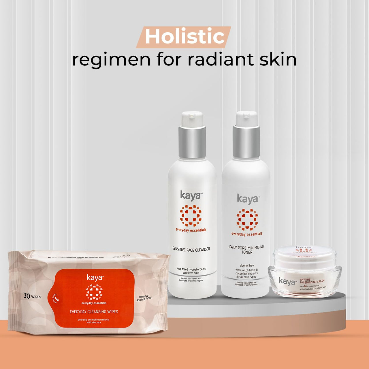 Kaya Clinic Everyday Cleansing Wipes | Cleansing | Intense Hydration Wipes | All Skin Types | 30 Wipes