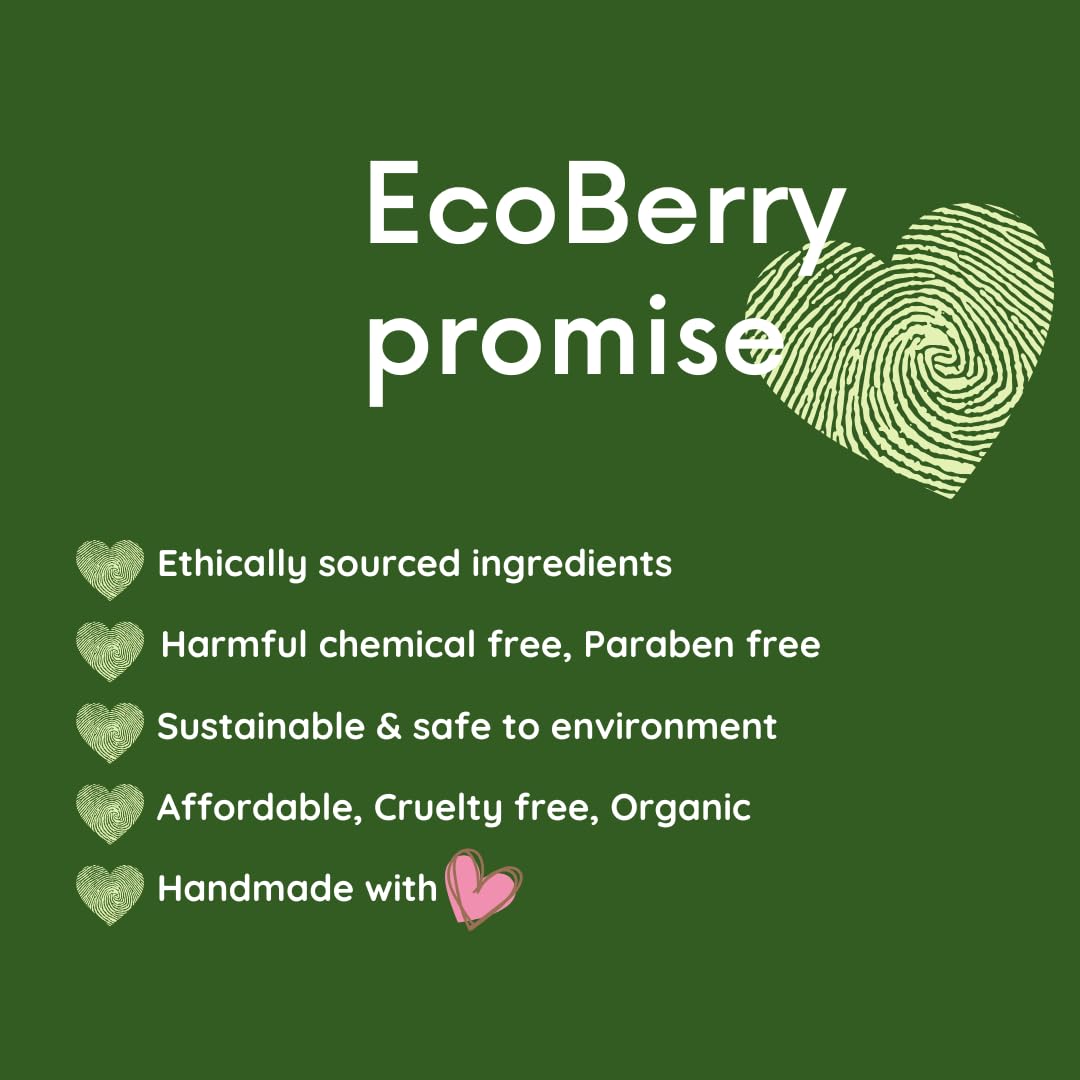 EcoBerry Neem Tamanu Anti Acne Serum for Oily & Acne Prone Skin, Blemishes, Moisturizing, Organic, Natural, Paraben Free, Preservative Free, Vegan