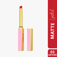 Shryoan Velvet Matte Soft Slim Lipstick| 24Hr Long Lasting, Velvet Texture, Matte Finish Lipstick with Easy Glide Lipstick (10g) (Burgundy)