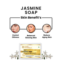 Khadi Organique Natural Herbal Jasmine Soap Pack of 4