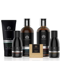 The Man Company Charcoal Kit Set Of 6 - Body Wash, Shampoo, Face Scrub, Face Wash, Cleansing Gel, Soap | Best Gift for Men | Combo Set for Husband, Boyfriend