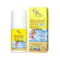 FIXDERMA Shadow SPF 50 Kids Roll On Sunscreen With Golden Seaweed & Phytosterol, PA+++, UVA & UVB Protection, 30Gm - Combination