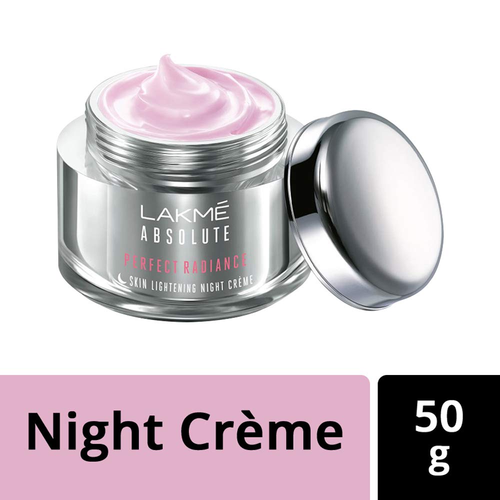 Lakmé Absolute Perfect Radiance Cream Skin lightening/Brightening Night Crème, 50g and 9 to 5 Naturale Day Creme SPF 20, 50g