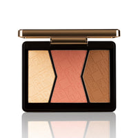 PAC Focus On Me 3 in 1 Bronzer Highlighter & Blush Palette for Face Makeup | Face Palette with Lightweight Natural Shimmer Glow Compact Powder | Full Coverage & Long Lasting for All Skin Type - Dark