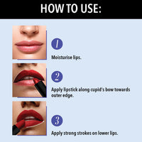 Blue Heaven Get Matte Lipstick | Soft Matte Finish and Lightweight Formula | Intense Pigment | Long-Lasting Lipsticks For Women | 108 | 4GM