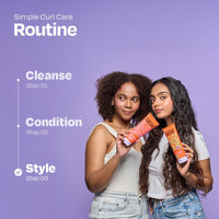 MANETAIN Volumizing Curl Cream 200ml & Hair Styling Gel 200ml for Defined Curls | Hydrating, Anti-Frizz & Long-Lasting Hold for Wavy, Curly Hair | Natural Ingredients, Vegan & Cruelty-Free