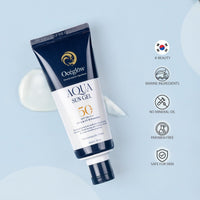 OCEGLOW-Powerful Marine Extracts Dermatology Tested Spf 50 Pa+++ Korean Sunscreen Gel For Women & Men With Salicylic Acid For Oily,Sensitive & Acne Prone Skin|Helps Reduce Wrinkle And Dark Spots-40ml