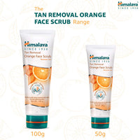 Himalaya Tan Removal Orange Face Scrub, 50g