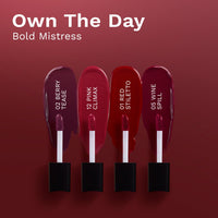 Pilgrim Matte Mini Liquid Lipstick 4 in 1 Pack Smudgeproof, Hydrating & Lightweight (Bold Mistress, 4 ml)