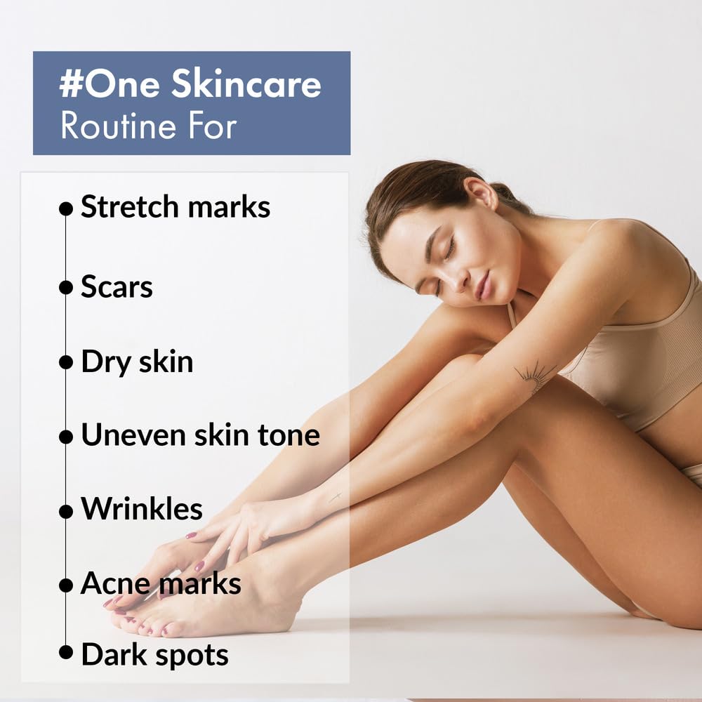ThriveCo Non-Sticky Skincare Oil suitable for Stretch Marks | Scar Removal | Uneven Skin Tone | Vitamin E | All Skin Types | 80ml