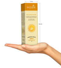 Biotique Bio Sandalwood Sunscreen For All Skin Types Ultra Soothing Face Lotion,Spf 50+,50Ml And Bio Uva/Uvb Sunscreen For