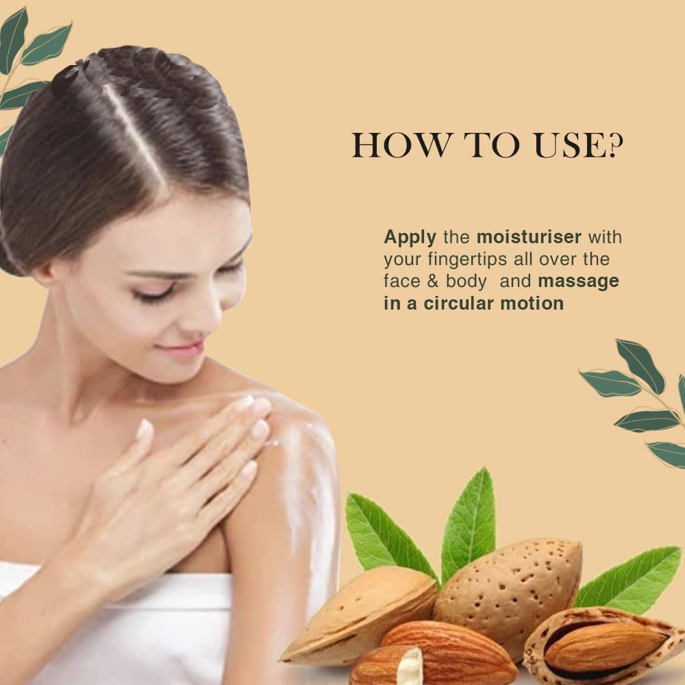 Richfeel Almond Nourishing Body Lotion| Intense Moisturization | With 2X Almond Oil | Smooth and Healthy Looking Skin | For Very Dry Skin | 400 ml