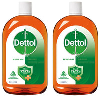 Dettol Antiseptic Liquid for First Aid, Surface Disinfection and Personal Hygiene, 1000ml (Pack of 2)