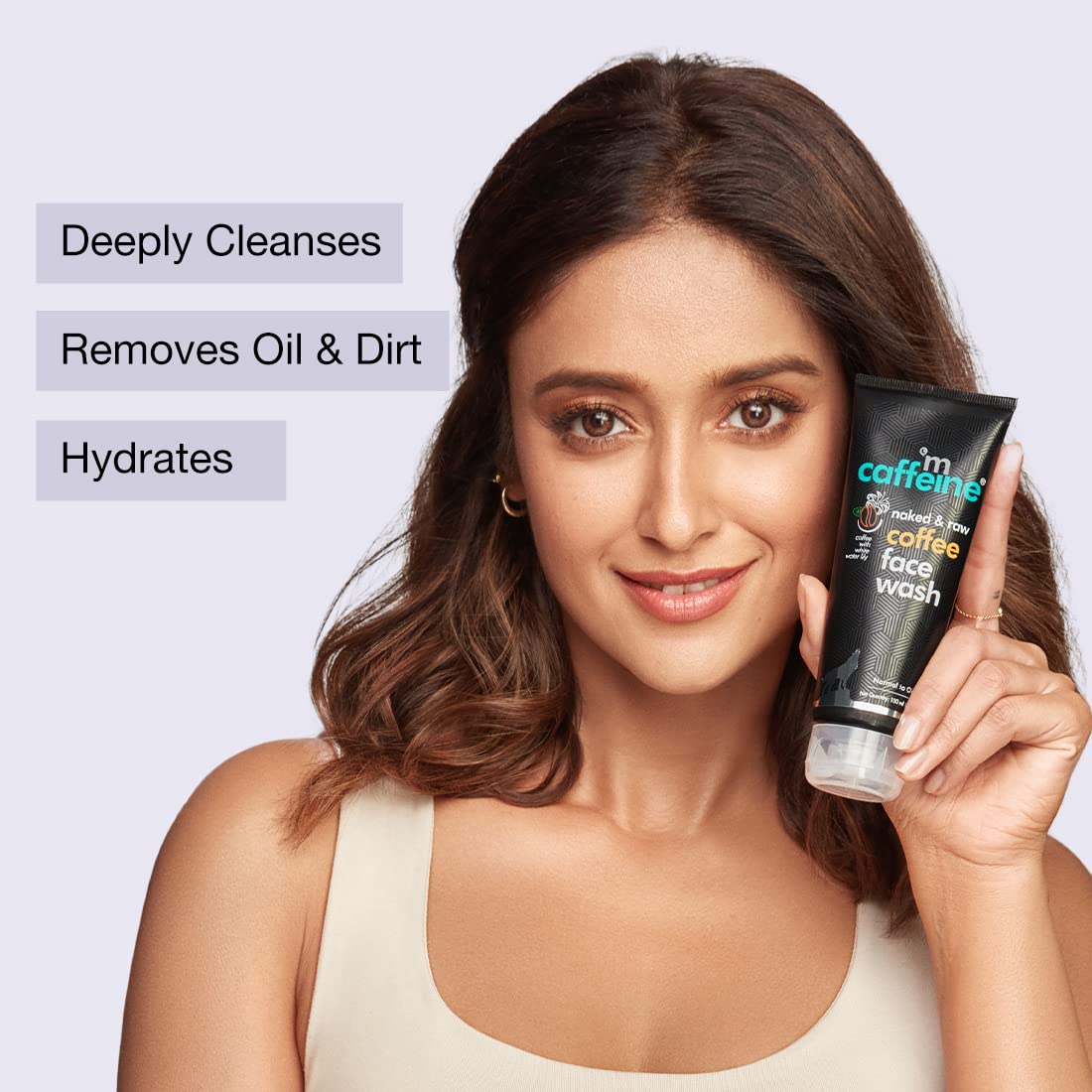 mCaffeine Tan Removal Face Wash for Men & Women (Pack of 2) | Coffee Face Wash for Oily Skin & Normal Skin | Daily Use Face Cleanser for Hot & Humid Weather - 150ml