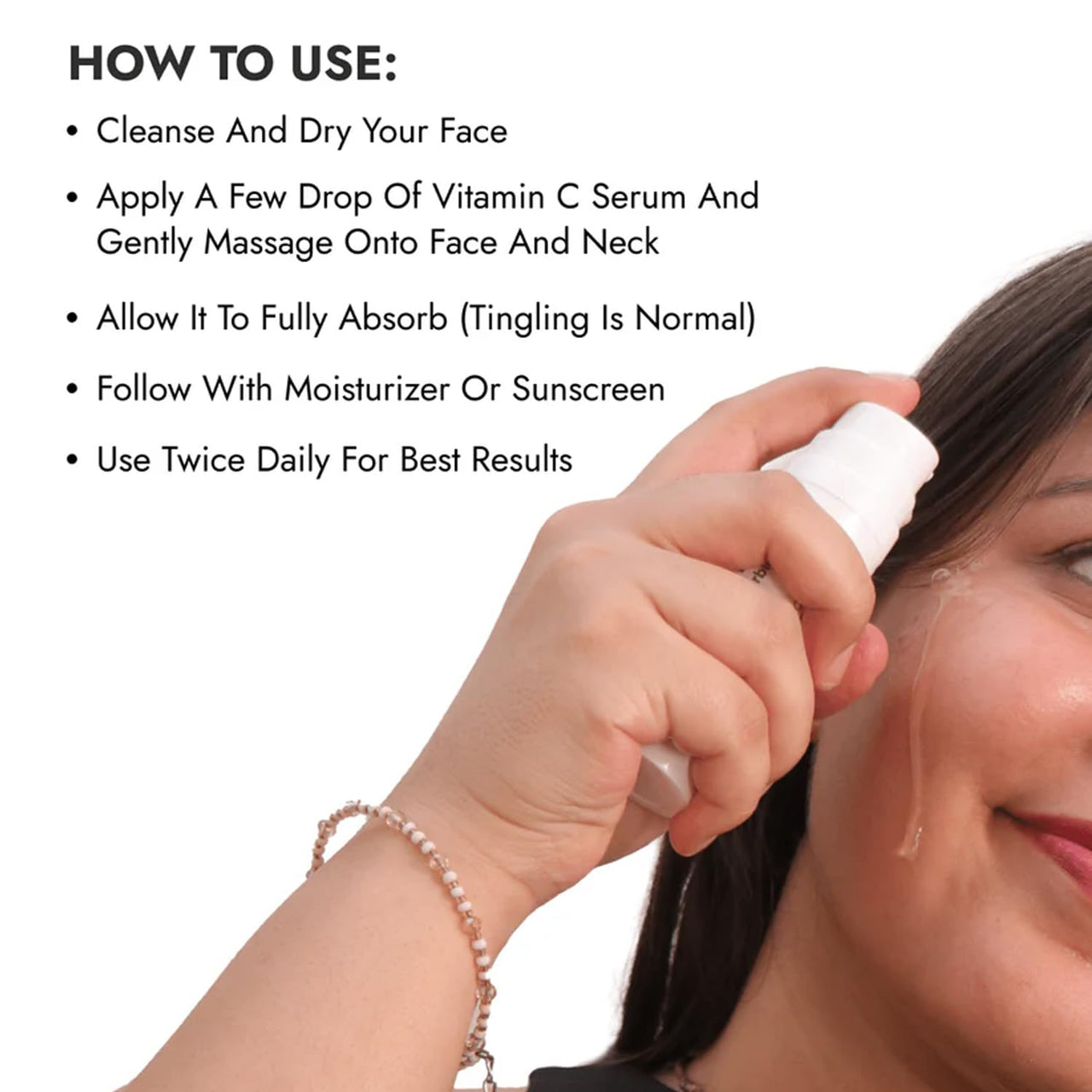 Cos-IQ Glowing Skin with Vitamin C-23% Serum : Advanced Molecular Skincare Technology 60ml | 23% Vitamin C Face Serum for Brightening Skin | Only 2 Ingredients Formula For Men and Women | 60 Days Pack