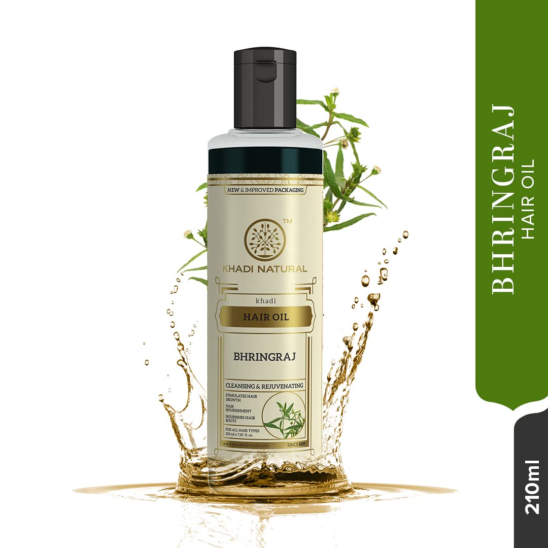Khadi Natural Ayurvedic Bhringraj Hair Oil, 210ml